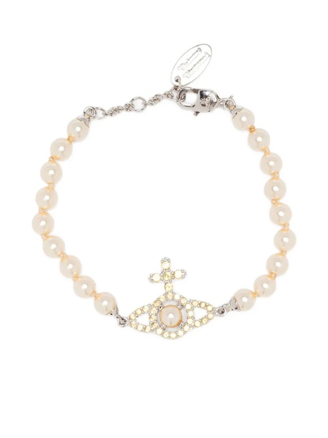 Vivienne Westwood pearl orb bracelet - Silver - zdjęcie produktu nr 1