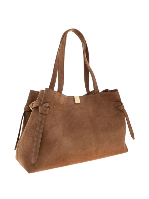 Yuzefi Gyoza knotted suede tote bag - Brown - zdjęcie produktu nr 2