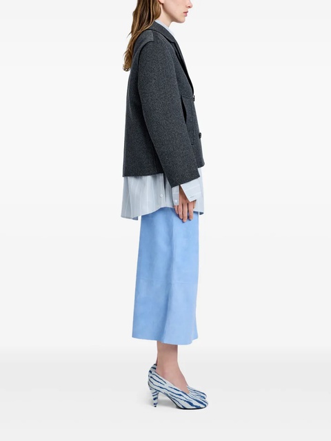 Proenza Schouler Nola double-breasted blazer - Grey - zdjęcie produktu nr 2