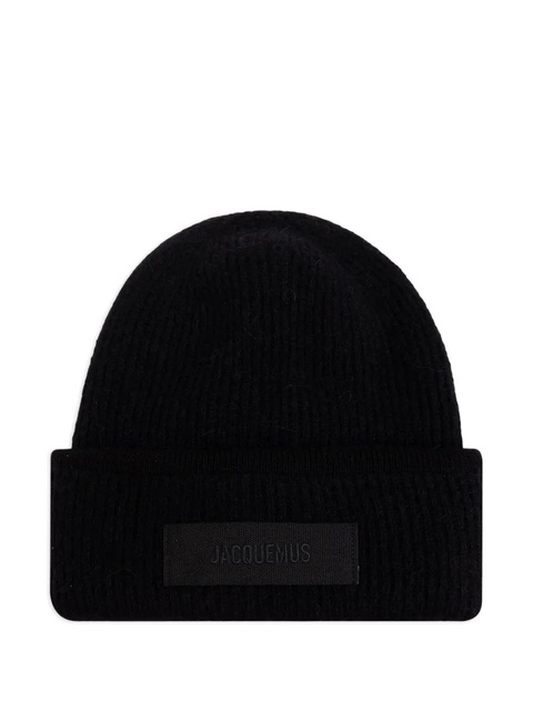 Jacquemus alpaca wool beanie - Black - zdjęcie produktu nr 1