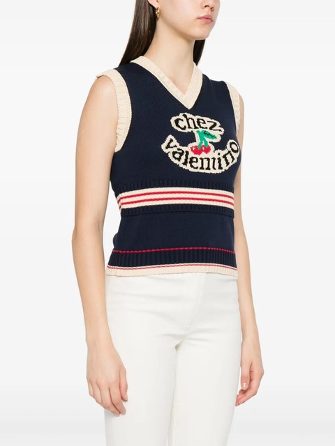Valentino Garavani Chez vest - Blue - zdjęcie produktu nr 2