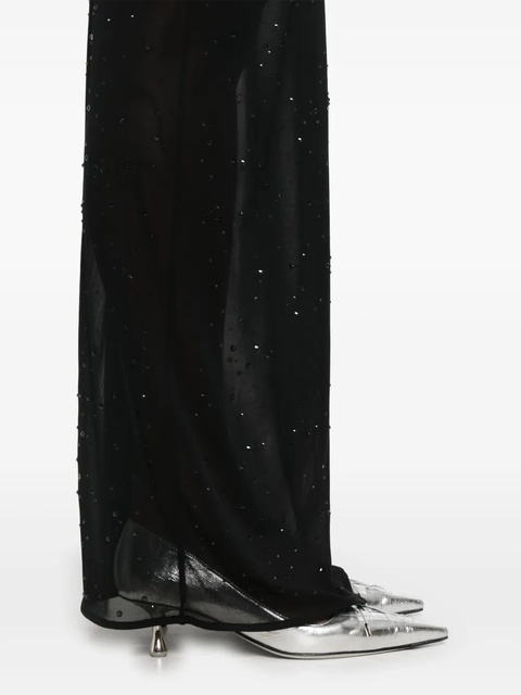 Blumarine sheer maxi dress - Black - zdjęcie produktu nr 2