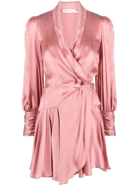 ZIMMERMANN silk wrap minidress - Pink - zdjęcie produktu nr 1