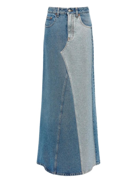MM6 Maison Margiela cotton denim skirt - Blue - zdjęcie produktu nr 1