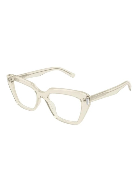 Saint Laurent Eyewear geometric lasses - Neutrals - zdjęcie produktu nr 1