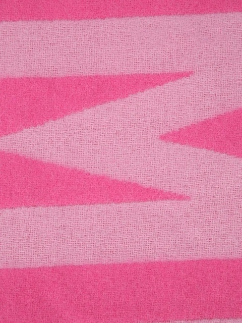 Jacquemus logo-detailed fringed-edge scarf - Pink - zdjęcie produktu nr 2