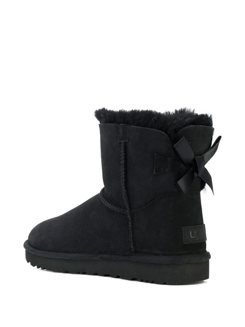 UGG mini bow-detail ankle boots - Black - zdjęcie produktu nr 2