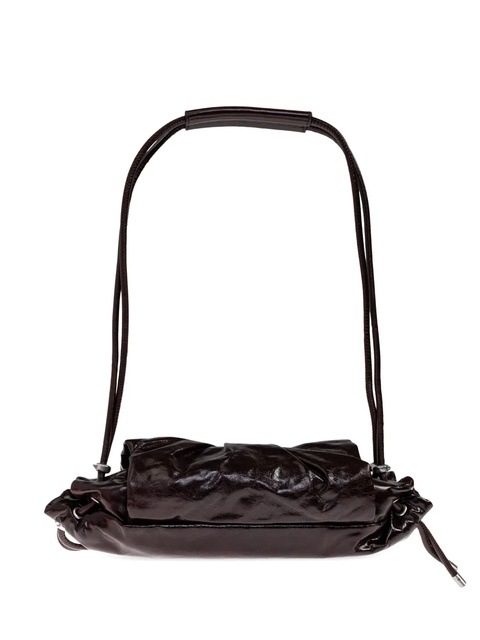 Diesel pleated clasp tote bag - Brown - zdjęcie produktu nr 1