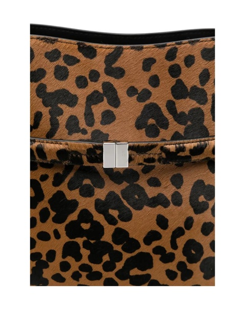 TOTEME leopard-print shoulder bag - Brown - zdjęcie produktu nr 2