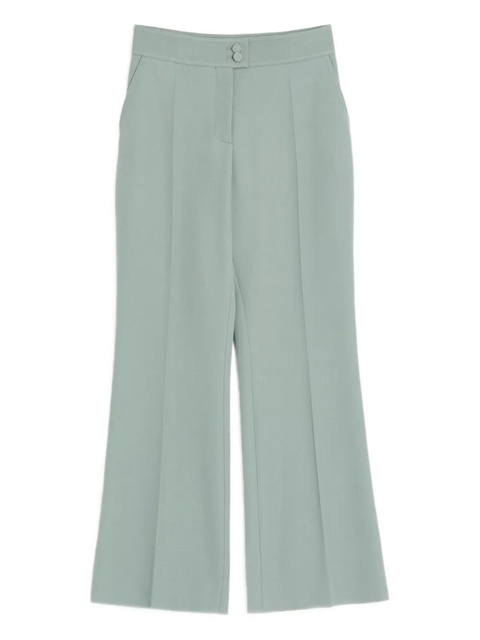 Valentino Garavani flared wool trousers - Green - zdjęcie produktu nr 1