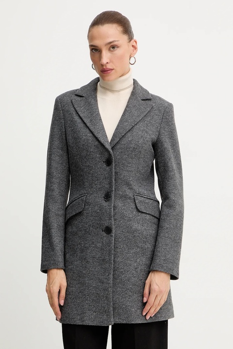 Silvian Heach płaszcz ALCEDO kolor szary GPA25012CP - zdjęcie produktu nr 1