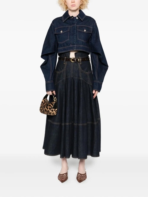 ZIMMERMANN denim high-waisted skirt - Blue - zdjęcie produktu nr 2