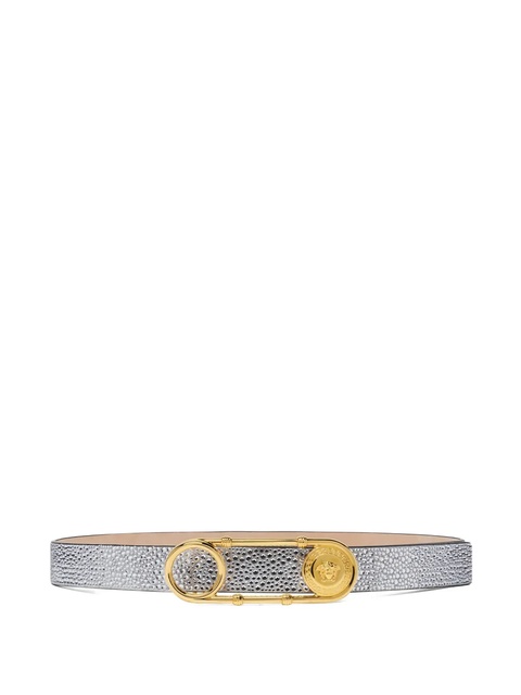 Versace Medusa-head leather belt - Grey - zdjęcie produktu nr 1