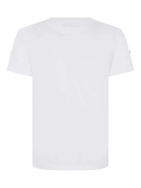 Max Mara Pontile embellished cotton T-shirt - White - zdjęcie produktu nr 2