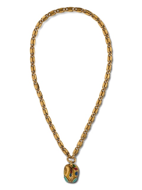 ETRO alien-head curb-chain necklace - Gold - zdjęcie produktu nr 1