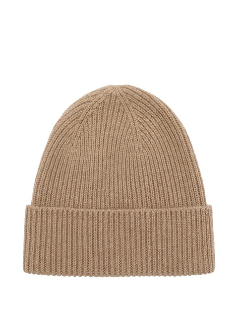 Gucci ribbed logo cuffia beanie hat - Neutrals - zdjęcie produktu nr 2
