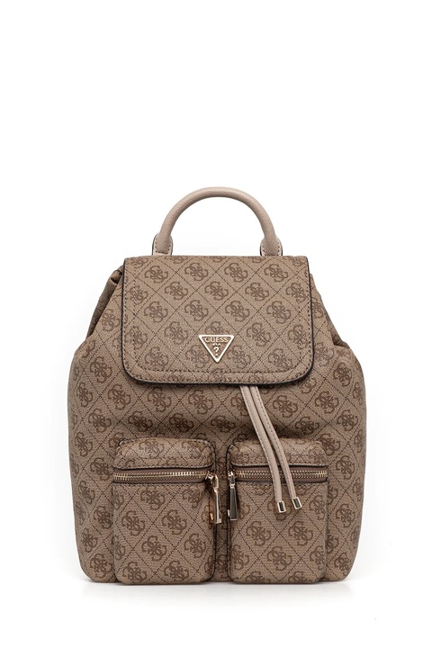 Guess plecak MANHATTAN damski kolor beżowy mały wzorzysty HWSG71 18310 - zdjęcie produktu nr 1