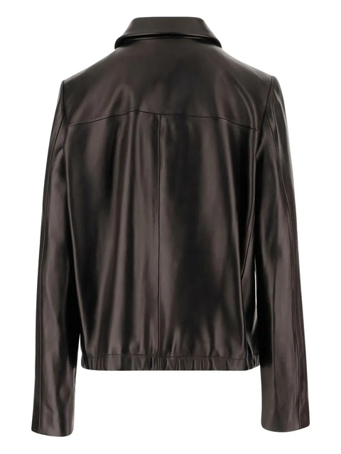 KHAITE Jackson zip-front leather jacket - Black - zdjęcie produktu nr 2