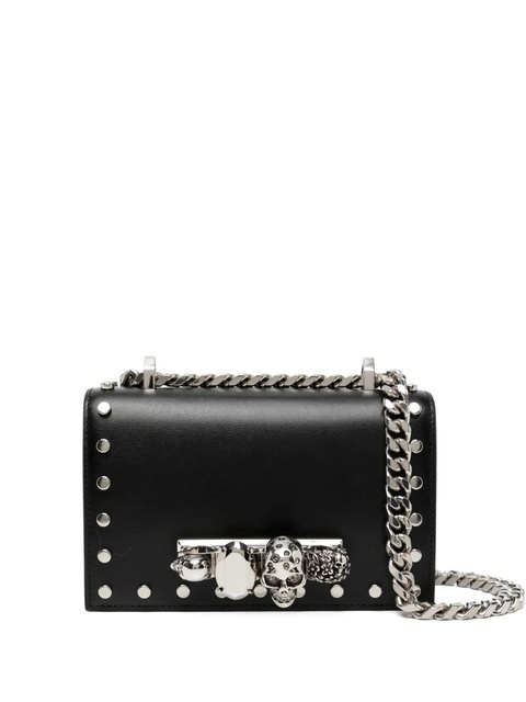 Alexander McQueen mini Jewelled mini bag - Black - zdjęcie produktu nr 1