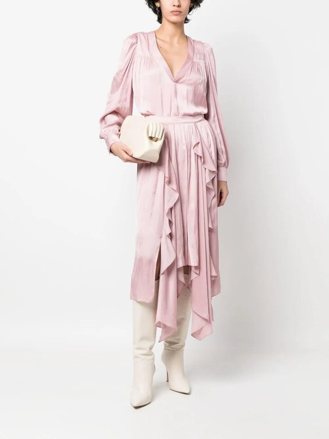 Zadig&Voltaire Telia V-neck blouse - Pink - zdjęcie produktu nr 2