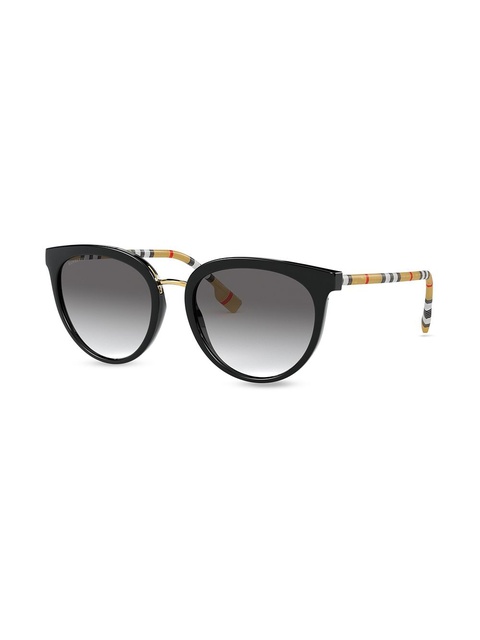 Burberry Eyewear check print sunglasses - Black - zdjęcie produktu nr 2