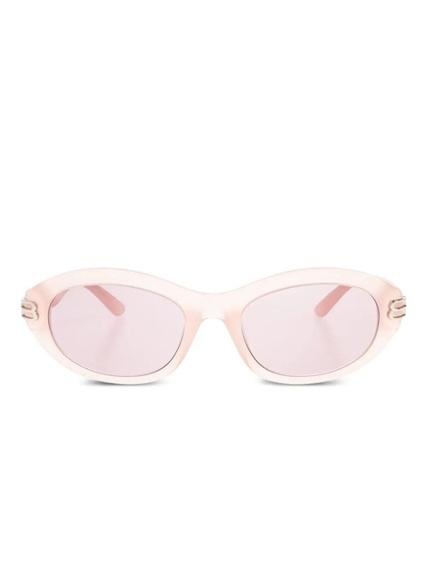 Balenciaga Eyewear oval-frame sunglasses - Pink - zdjęcie produktu nr 1