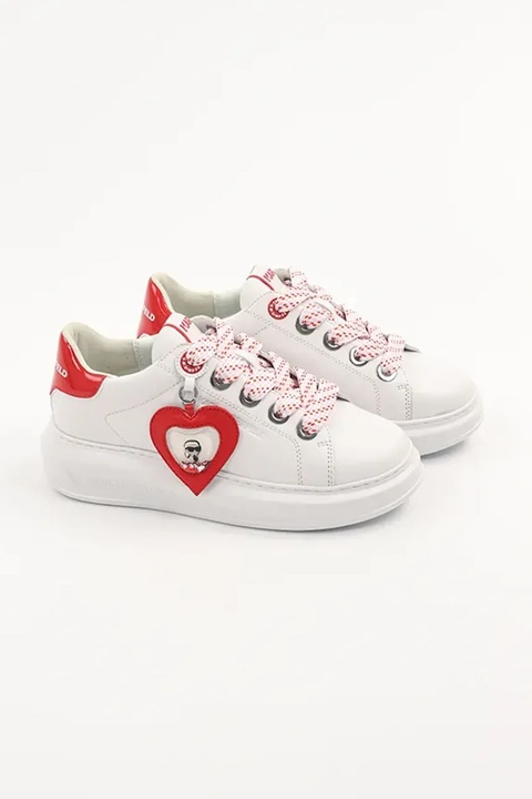 Karl Lagerfeld sneakersy skórzane KAPRI damskie kolor biały KL62514V - zdjęcie produktu nr 2