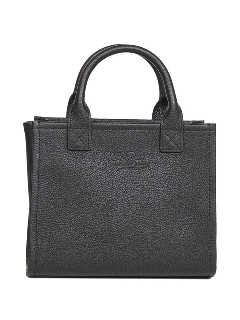 MC2 Saint Barth midi Vanity leather tote bag - Black - zdjęcie produktu nr 2