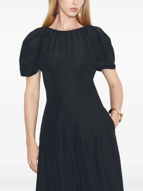 Tory Burch puff-sleeve A-line maxi dress - Black - zdjęcie produktu nr 2