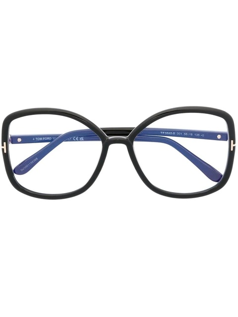TOM FORD Eyewear FT5845B oversize-frame glasses - Black - zdjęcie produktu nr 1