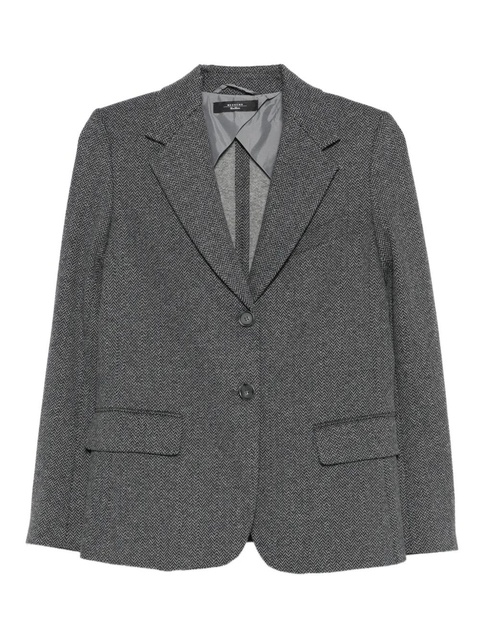 Weekend Max Mara notched button-fastening jacket - Grey - zdjęcie produktu nr 1