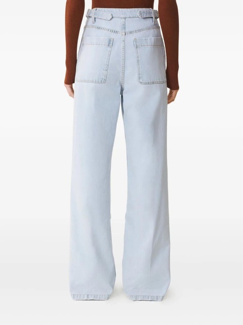 Lanvin panelled trousers - Blue - zdjęcie produktu nr 2