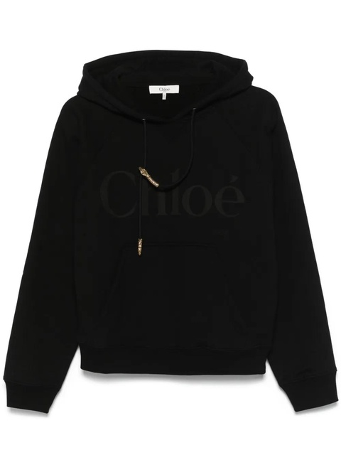 Chloé Generous Logo hoodie - Black - zdjęcie produktu nr 1