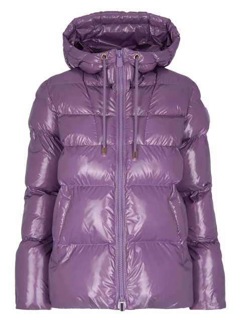 PINKO hooded puffer coat - Purple - zdjęcie produktu nr 1
