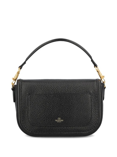 Valentino Garavani V-logo Signture leather cross body bag - Black - zdjęcie produktu nr 1