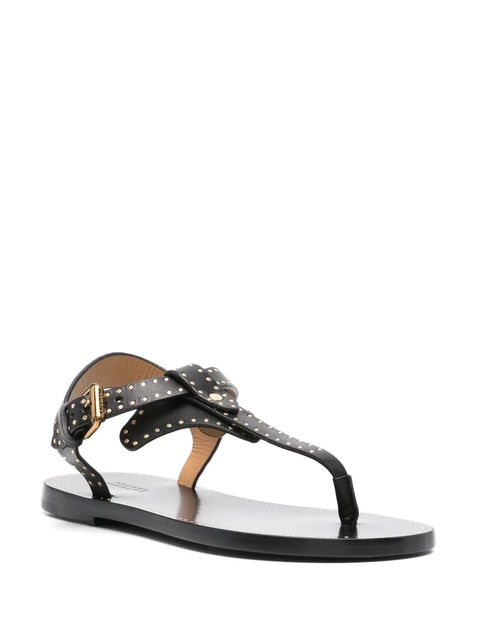 ISABEL MARANT Jooni flat sandals - Black - zdjęcie produktu nr 2