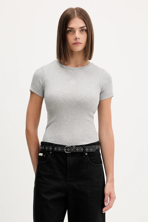 Guess Jeans t-shirt damski kolor szary W5BP45 KA0H1 - zdjęcie produktu nr 1