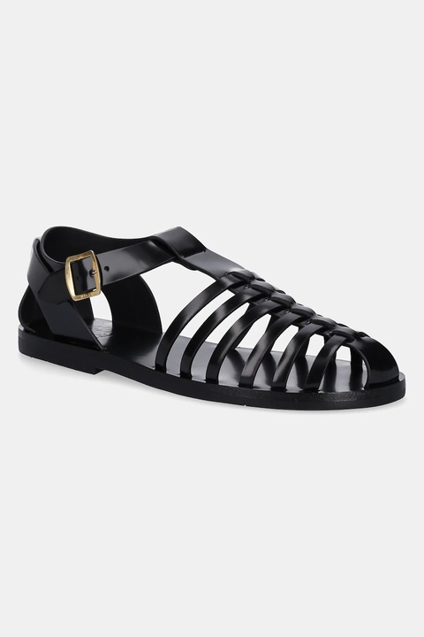 Bally sandały skórzane damskie kolor czarny WF003P - zdjęcie produktu nr 1