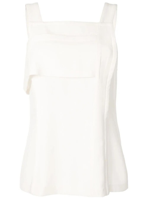 3.1 Phillip Lim panelled cold-shoulder top - White - zdjęcie produktu nr 1