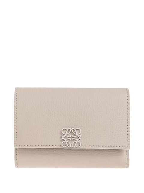 LOEWE Anagram trifold leather wallet - Neutrals - zdjęcie produktu nr 1