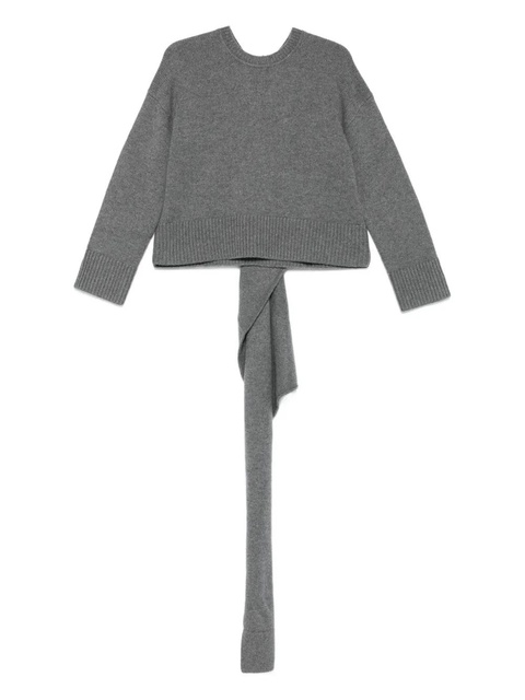 Simkhai scarf-detail sweater - Grey - zdjęcie produktu nr 1