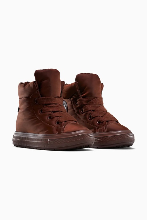 Converse śniegowce Chuck Taylor All Star Elements Boot kolor brązowy A12940C - zdjęcie produktu nr 2