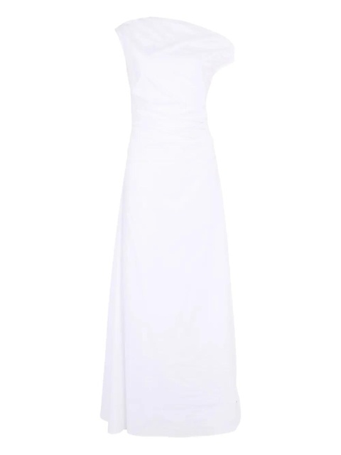 STAUD Phare one-shoulder maxi dress - White - zdjęcie produktu nr 1