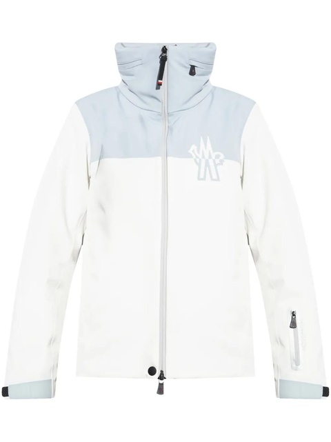 Moncler Grenoble high neck zipped jacket - White - zdjęcie produktu nr 1