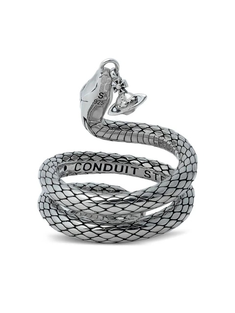 Vivienne Westwood Albane snake-design ring - Silver - zdjęcie produktu nr 2