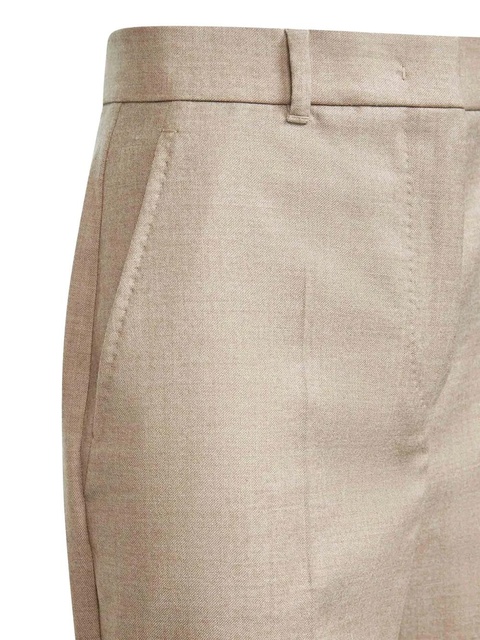 Max Mara Lambro high-rise pressed trousers - Neutrals - zdjęcie produktu nr 2