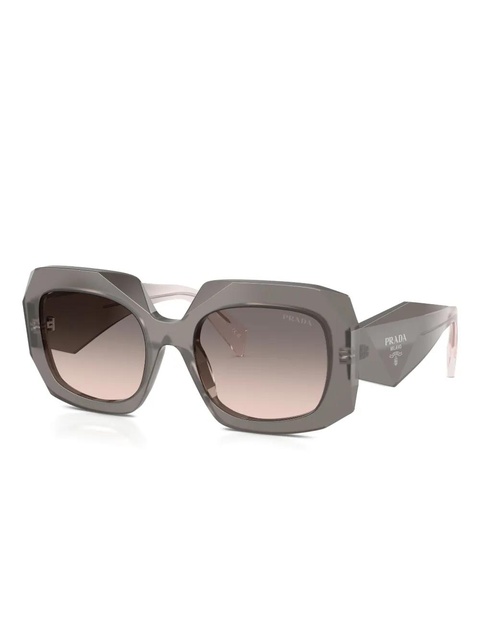 Prada Eyewear Symbole oversized-frame sunglasses - Grey - zdjęcie produktu nr 1