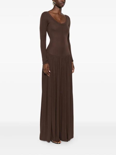Aya Muse long-sleeved dress - Brown - zdjęcie produktu nr 2
