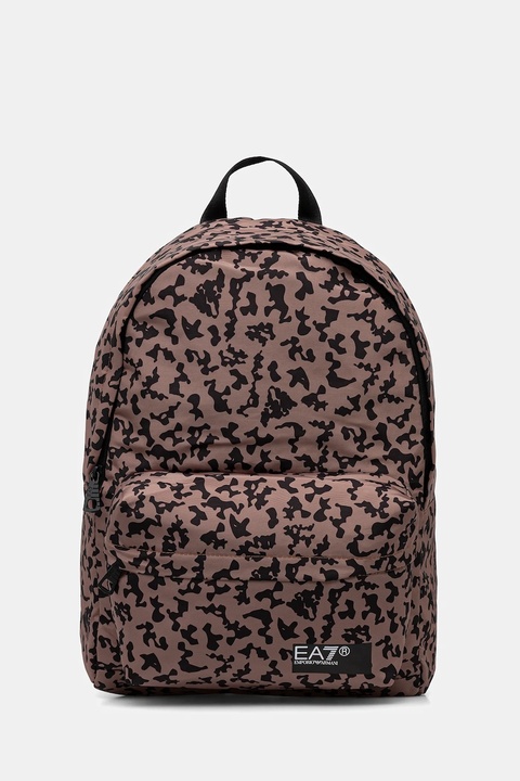 EA7 Emporio Armani plecak kolor brązowy duży wzorzysty AF10465.7X000001 - zdjęcie produktu nr 1