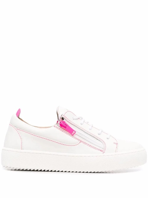 Giuseppe Zanotti Gail contrasting sneakers - White - zdjęcie produktu nr 1